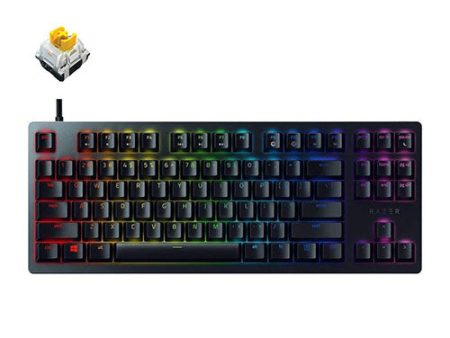 Razer Blackwidow Chroma V3 TKL Compact Mechanical Keyboard [Yellow] RZ03-03491800-R3M1 on Sale