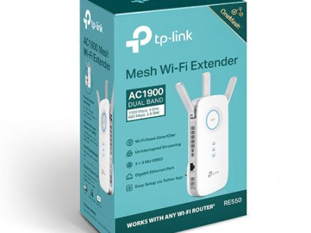 TP-Link RE550 AC1900 Wi-Fi Range Extender Supply