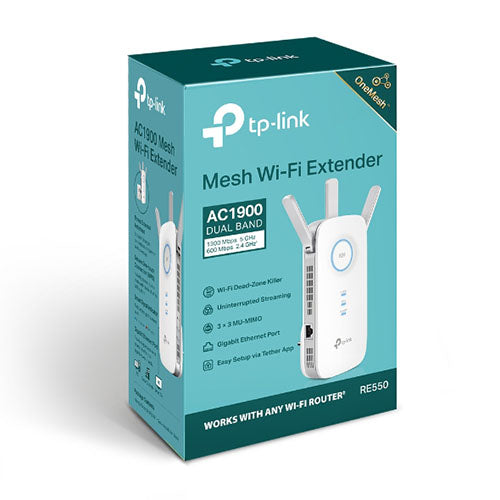 TP-Link RE550 AC1900 Wi-Fi Range Extender Supply