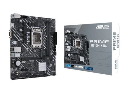 Asus PRIME H610M-K D4 (LGA 1700) Motherboard 2xDDR4 Online Hot Sale