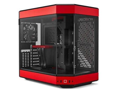 Hyte Y60 Dual Chamber Mid-Tower ATX Modern Aesthetic Case Black Red (Order Basis) Discount