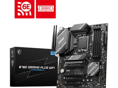 MSI B760 Gaming Plus WiFi DDR5 LGA 1700 Motherboard 911-7D98-012 on Sale