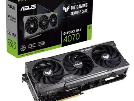 Asus TUF Gaming RTX 4070 OC 12GB GDDR6X Graphic Card TUF-RTX4070-O12G-GAMING For Sale