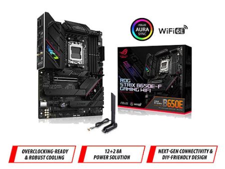 Asus ROG Strix B650E-F Gaming WiFi AM5 DDR5 ATX Motherboard - PCIE 5.0 WIFI 6E For Discount