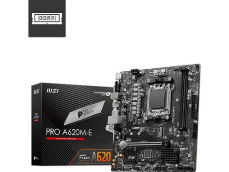 MSI Pro A620M-E microATX DDR5 AM5 Motherboard For Cheap