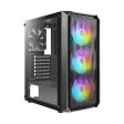 Antec NX292 Black Mesh TG ATX Case w  3*120mm + 1*120mm Fan Cheap