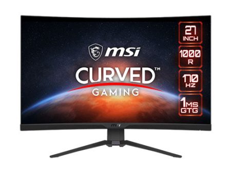 MSI MAG 275CQRF-QD 27  Curved VA 170HZ WQHD 2560X1440 1ms Gaming Monitor Sale