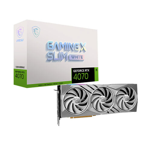 MSI RTX 4070 Gaming X Slim White 12G 912-V513-286 Graphics Card Online Hot Sale