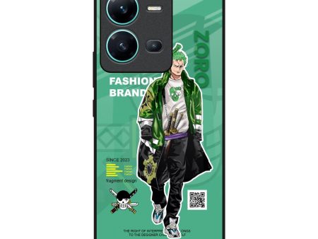 Zoro Bape Glass Case for Vivo V25 Online Sale