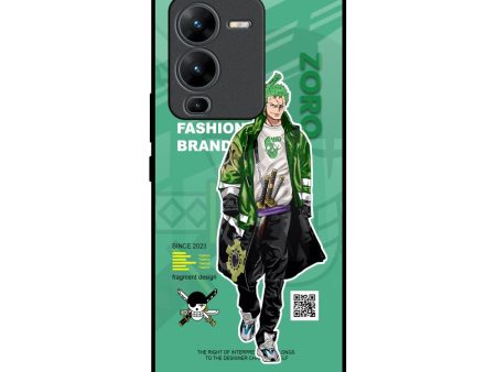 Zoro Bape Glass Case for Vivo V25 Pro Fashion