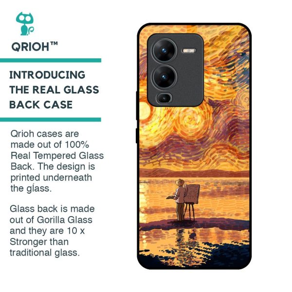 Sunset Vincent Glass Case for Vivo V25 Pro on Sale