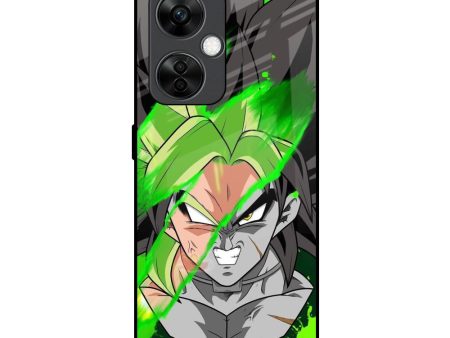 Anime Green Splash Glass Case for OnePlus Nord CE 3 5G Hot on Sale