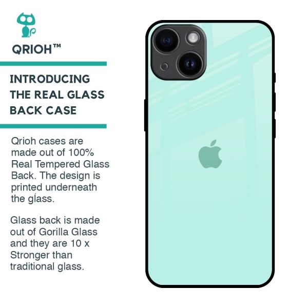 Teal Glass Case for iPhone 14 Online now