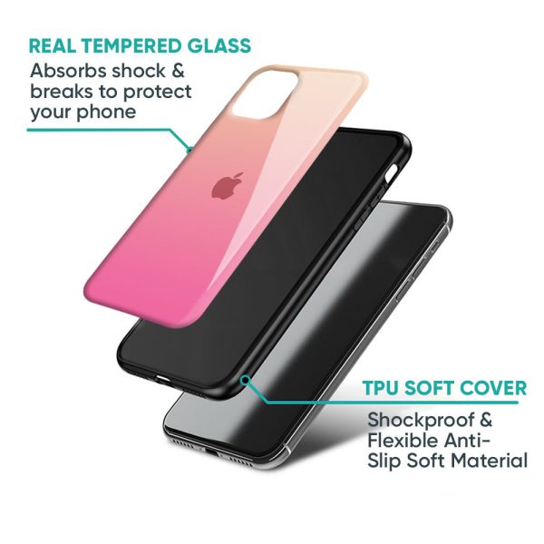 Pastel Pink Gradient Glass Case For iPhone 14 Online