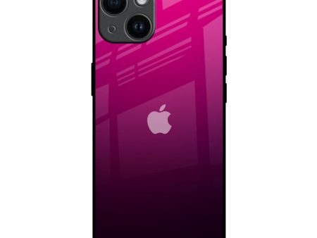 Purple Ombre Pattern Glass Case for iPhone 14 Sale