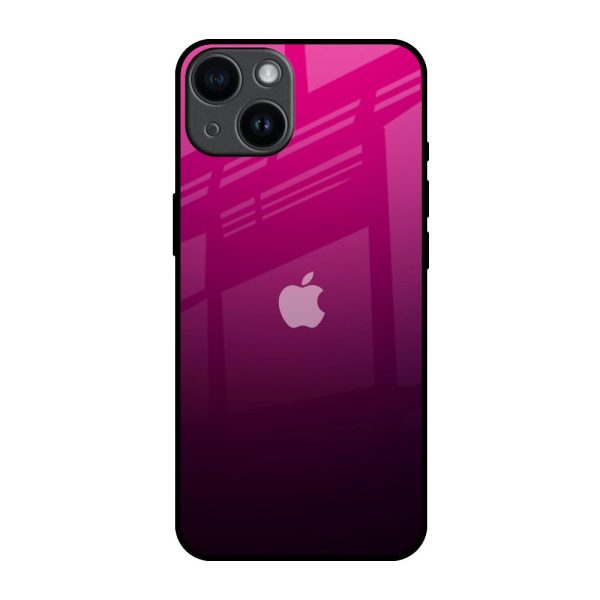 Purple Ombre Pattern Glass Case for iPhone 14 Sale