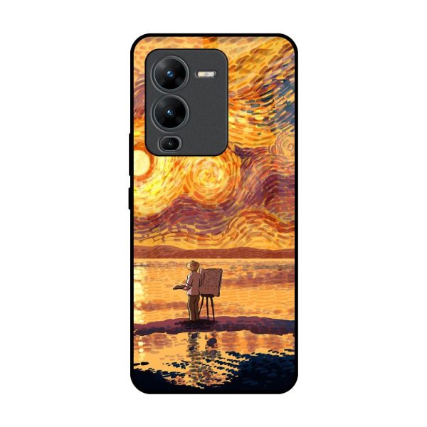 Sunset Vincent Glass Case for Vivo V25 Pro on Sale