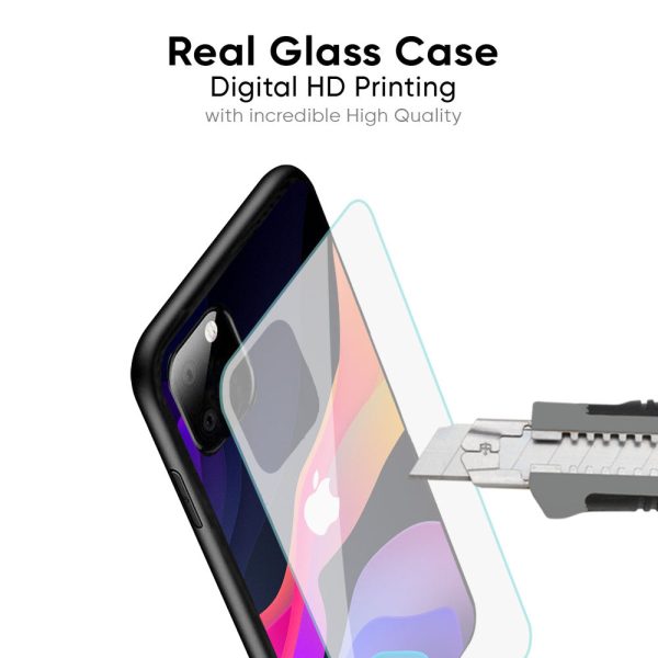 Colorful Fluid Glass Case for iPhone 14 Online Hot Sale