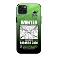 Zoro Wanted Glass Case for iPhone 15 Plus Discount