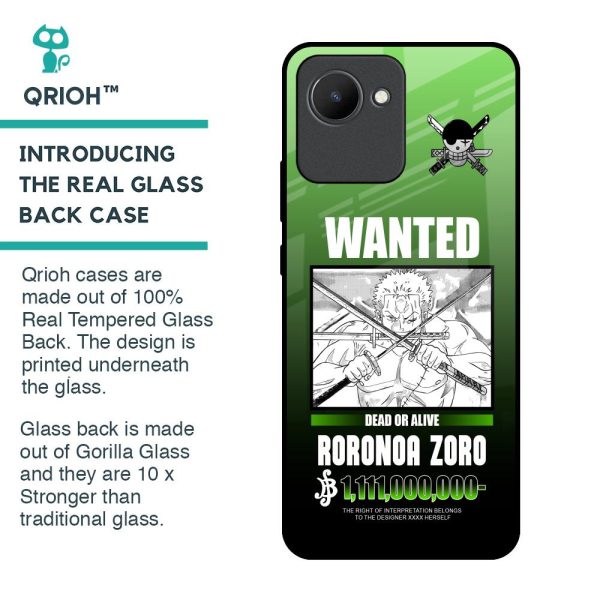 Zoro Wanted Glass Case for Realme C30 Cheap