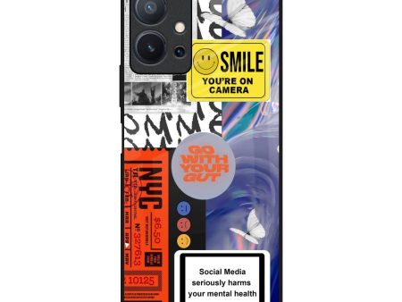 Smile for Camera Glass Case for Vivo T1 5G Fashion