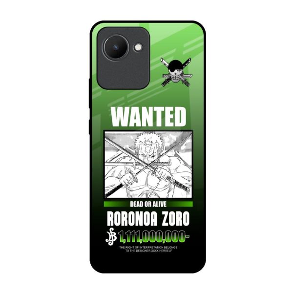 Zoro Wanted Glass Case for Realme C30 Cheap