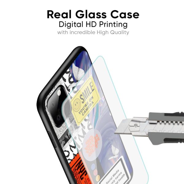 Smile for Camera Glass Case for Vivo T1 5G Fashion