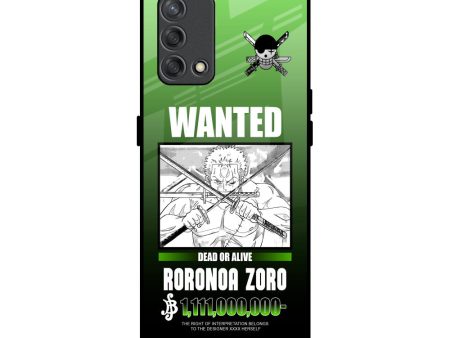 Zoro Wanted Glass Case for Oppo F19s Sale