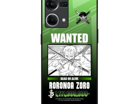 Zoro Wanted Glass Case for OPPO F21 Pro Supply